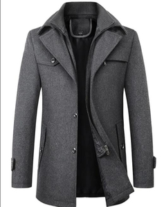 Custom Latest Design High Quality <b>Men</b> <b>Long</b> Trench Overcoat Winter <b>Coat</b> Custom Made Latest Fashion Man <b>Long</b> <b>Coat</b> - Product Image 5