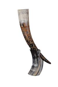 Nouveauté : Corne à boire Viking en corne de buffle / Corne à boire Viking / Corne à boire en agate avec support en corne, qualité supérieure - Product Image 3