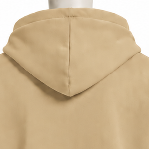 Lemon Yellow Double Layer Hoodie Oversized <b>Short</b> <b>Sleeve</b> Overlay Long <b>Sleeve</b> Pullover Casual Loose Fit Streetwear Hooded Custom - Product Image 4