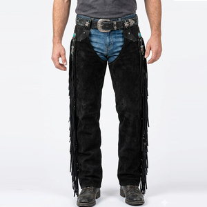 Latest Unisex Western Leather <b>Chaps</b> Button Closure Top Selling Suede Leather <b>Chaps</b> Wholesale Horse <b>Riding</b> <b>Chaps</b> - Product Image 4