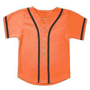 Maillot de baseball élégant personnalisé, T-shirts de compression à manches courtes 100 % polyester antibactérien, uniforme OEM grande taille avec logo frontal - Product Image 6