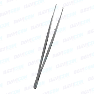 Pinzas delicadas de tela torcida dentada, tejido quirúrgico y pinzas para secar, 1x2 dientes, 7 pulgadas - Product Image 3