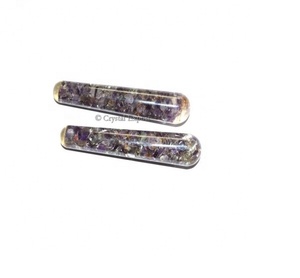 Améthyste Orgone Baguettes de Massage Lisse Pierre Précieuse Artisanat Viking Reiki Feng Shui Énergique Améthyste Résine Reiki - Product Image 1