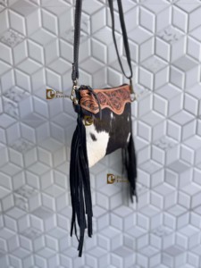 New 2026 Designer Hand Tooled Carving Leather Fringe Handbag Cowhide Fur Gypsy <b>Boho</b> Vintage Handmade Shoulder <b>Bag</b> Stylish <b>Bags</b> - Product Image 2