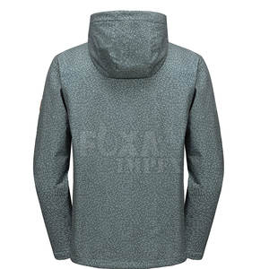 Chaqueta de lana de material sólido de gran tamaño para hombre en diferentes diseños y colores con estilo callejero con cuello levantado - Product Image 4
