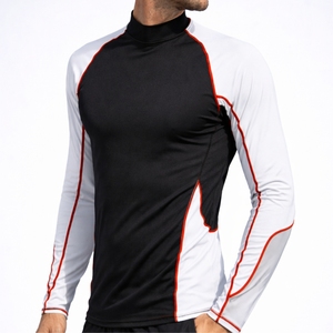 T-shirt de compression à manches longues pour homme, col haut, séchage rapide, vêtements de sport, t-shirt de compression pour homme, Pakistan - Product Image 4