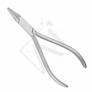 Pince à bec plat Accuram Professional Goslee pour orthodontie, en acier inoxydable, pour le façonnage de fils dentaires en laboratoire - Product Image 3