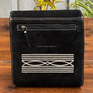 OEM célèbre marque 2025 Designer botte point daim cuir épaule sac à bandoulière femmes luxe sac à main à la mode sacs de selle - Product Image 5