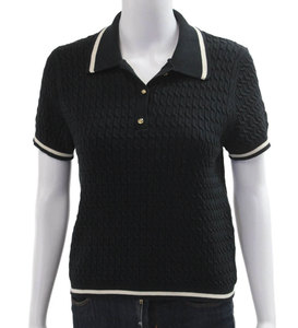 Camisas de Golf para Mujer con Dobladillo Curvo, Transpirables, Ecológicas, con Protección Solar, Cuello en V, Abertura Lateral y Absorción de Humedad - Product Image 4