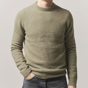 QURILL INDUSTRY Pull Classique Homme en Coton/Laine Tricoté Respirant Tendance Chaud Confortable à Manches Longues Coupe Ajustée - Product Image 4