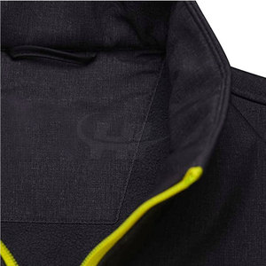 Veste Softshell Hiver Col Montant Logo Avant Respirante Écologique Personnalisable Extérieur Homme Haute Qualité Vente en Gros - Product Image 5