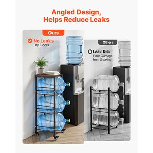 Heavy Duty 4-Tier <b>Water</b> Jug Holder for 3 & <b>5</b> <b>Gallon</b> <b>Bottles</b> Storage Rack Organizer Shelf - Product Image 5