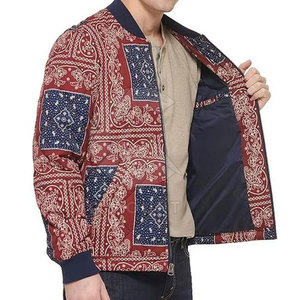 Veste imprimée pour homme, légère, respirante, douce, durable, coupe-vent, imperméable, confortable, pour les sports d'hiver en plein air - Product Image 4