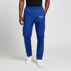 New Arrived 2025 Heavyweight 100% Cotton Canvas Black White Men's Jogger <b>Pants</b> Custom DTF Printed Logo Oversized Casual - Product Image 1