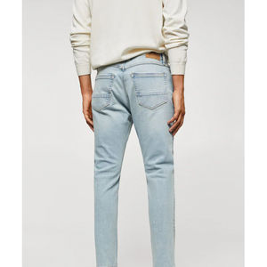 Pantalones de algodón informales de moda urbana Grey Whisker para hombre, con cremallera, bolsillos laterales de alta calidad y estilo vaquero. - Product Image 5