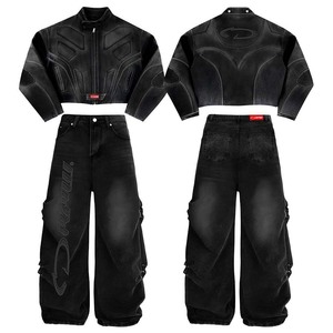 Conjunto de Camisa de Manga Larga de Algodón Térmico Estilo Urbano para Hombre, Estampada, para Otoño, Venta al Por Mayor - Product Image 2