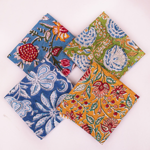 Traditional Handmade Cotton Ethnic Block Printed <b>Bandana</b> Eco-Friendly Poplin Craftjaipur Four Seasons Head Neck Scarf Ladies - Product Image 2