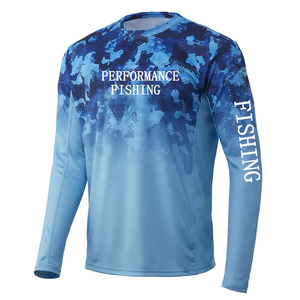 Camisa de Pesca Personalizada con Logotipo, Transpirable, de Manga Larga, Secado Rápido, Protección UV SPF UPF50+, Poliéster Resistente para Hombre - Product Image 1