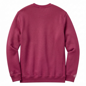 Sweat-shirt à capuche pour homme en coton 100% rose foncé, coupe classique, molleton épais 400g, écologique, manches longues, uni, vêtement d'automne formel - Product Image 2
