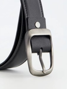 Cinturones de Lujo para Hombre OEM, Logotipo Personalizado, Cuero Genuino de Alta Calidad, Estilo Moderno, Hebilla de Pin de Buena Calidad, Cinturones Personalizados al por Mayor - Product Image 2