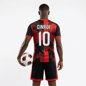 <b>Athletic</b> Casual Sublimated Soccer Uniform high quality Mesh Mens Soccer Uniform For Soccer Youth Player Friendly Matches - Product Image 4