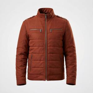 Veste de moto en cuir véritable pour homme de qualité supérieure, nouvelle arrivée, vestes de moto d'hiver, protections amovibles, personnalisables - Product Image 1