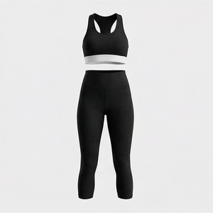 Conjunto de Yoga sin Costuras de Secado Rápido para Mujer, Sujetador Deportivo Reversible, Leggings Transpirables, Ropa Deportiva, Color Personalizado - Product Image 1