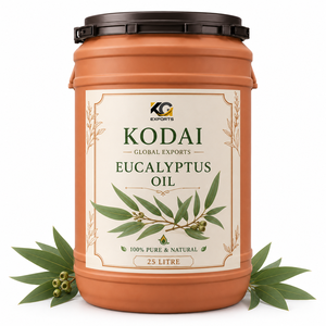 Huile d'eucalyptus Kodai 100% pure, naturelle et essentielle pour les soins de la peau et l'aromathérapie - Product Image 1
