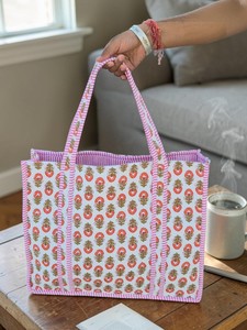 Bolso de Mano Acolchado con Estampado Artesanal Indio para Mujer, Bolso de Compras de Moda para Invierno y Verano, Bolso de Hombro con Flores Geométricas Multicolores - Product Image 4