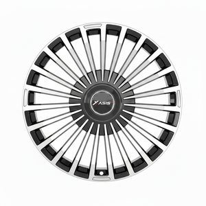 Flow Forming Alloy Wheels Multi Spoke Gloss Black with Machine Face Passenger Car Rims - Product Image 3