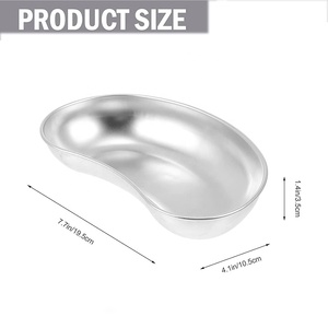 Bandeja Quirúrgica en Forma de Riñón MEDIHEAL SURGICAL MSC-H-993 de la Mejor Calidad, Acero Alemán, Tamaños 4", 6", 8", 10", Uso Dental - Product Image 4