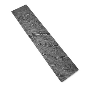 Cuchillo Ahmad Fabric de 12 pulgadas con patrón retorcido, hoja de acero de Damasco de 3 mm de grosor, mango de acero de Damasco, grado industrial - Product Image 5