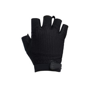 Gants de cyclisme d'hiver confortables à demi-doigts avec une forte adhérence, tissu respirant et support en gel pour la paume, pour hommes - Product Image 1