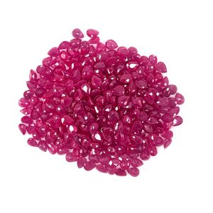 Rubis naturels de Bangkok, formes poire calibrées 3x4mm, pierres précieuses de rubis naturelles facettées en vrac pour la fabrication de bijoux, prêtes à l'emploi - Product Image 4