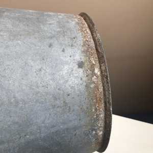 Industrial Metal <b>Bucket</b> with Durable Carry Handle - Product Image 3