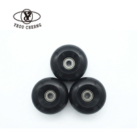Roues de patins à roulettes de hockey en ligne 70 mm 83A en PU souple, roulement fluide, confort optimal pour les enfants, remplacement pour patins à roulettes de hockey