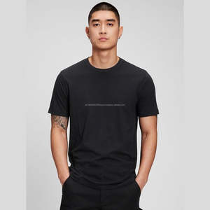 Fabricants de vêtements en gros OEM, t-shirts en coton 100% avec impression 3D en relief, chemises unies bicolores, chemises à effet moussant, t-shirts personnalisés - Product Image 2