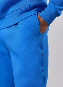 <b>Men's</b> Blue Fleece Sweatpants Elastic Waist Side Pockets Casual Joggers Autumn Wear Premium Quality - Product Image 3