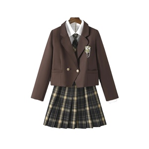 Uniforme scolaire japonais soie coton pull de haute qualité printemps automne tricoté style collège JK uniforme Cardigan étudiant filles - Product Image 1