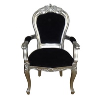 Chaise de salle à manger en bois chaise classique fauteuils de reproduction antique chaises d'appoint baroques pour meubles de salle à manger et restaurant