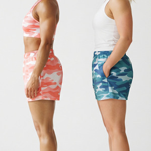 Ladies Elastic Waist Football Camo Mesh <b>Shorts</b> <b>Women</b> <b>Camouflage</b> Mesh Soccer <b>Shorts</b> <b>Women</b> Camo Mesh Polyester Sportswear <b>Shorts</b> - Product Image 3