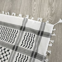 Produsen Syal Shemagh Tenun Keffiyeh Arab Palestina Kufiya Arafat Hatta Merek Asli Poliester Unisex