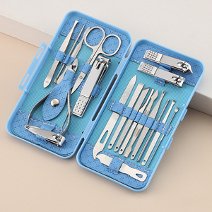 High Quality Professional Gold <b>Nail</b> <b>Kit</b> Child 5pcs Manicure Set 5-in-1 Stainless Steel Portable Classic Durable Cheap Price - Product Image 6