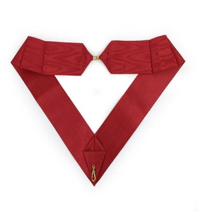 18th Degree Scottish Rite Collarette Rose Moire Knight of the Rose Croix Collarette Masonic Collarette Scottish Rite Regalia Ros - Product Image 4