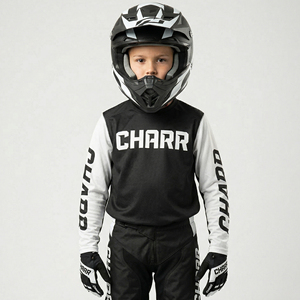 New Custom High Quality Breathable Printed Quick-drying Adult Motocross Racing Jersey Spandex/Polyester Full Sleeve All Seasons - Product Image 1