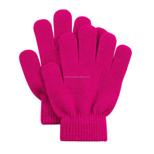 Guantes Clásicos de Punto con Estampado de Silicona y Puños Acanalados, Diseño Cálido de Invierno para Hombre y Mujer - Product Image 5