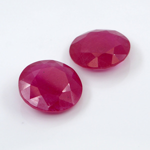 Rubis naturels de Bangkok, ronds calibrés de 16 mm, pierres précieuses de rubis naturelles facettées, prêtes à l'emploi pour la création de bijoux - Product Image 3