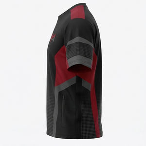 Camiseta Jersey de Lujo, Tacto Suave, Estilo Urbano, Tela Brillante, Corte Holgado, Diseño Personalizado, Alta Calidad, Secado Rápido, para Hombre - Product Image 5