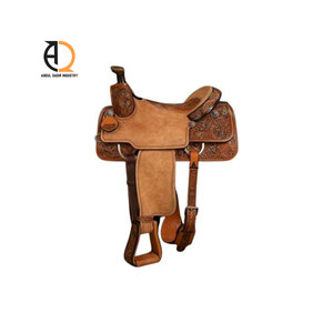 Selle de dressage pour cheval en cuir de haute qualité et respirante - Product Image 1