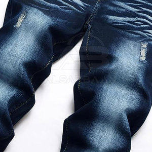 Pantalon homme déchiré de qualité supérieure, best-seller, couleur unie, confortable, en vente en ligne - Product Image 4